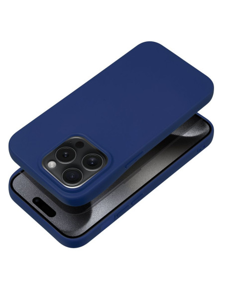 Coque SOFT pour IPHONE 15 PRO bleu foncé