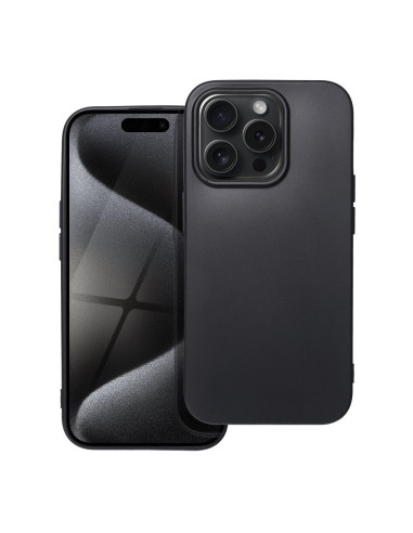 Coque SOFT pour IPHONE 15 PRO noir