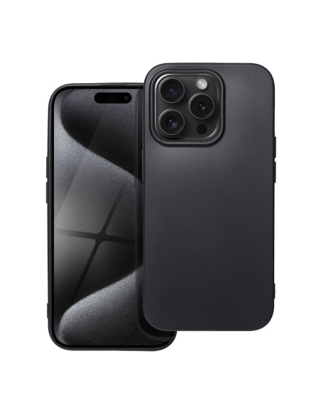 Coque SOFT pour IPHONE 15 PRO noir
