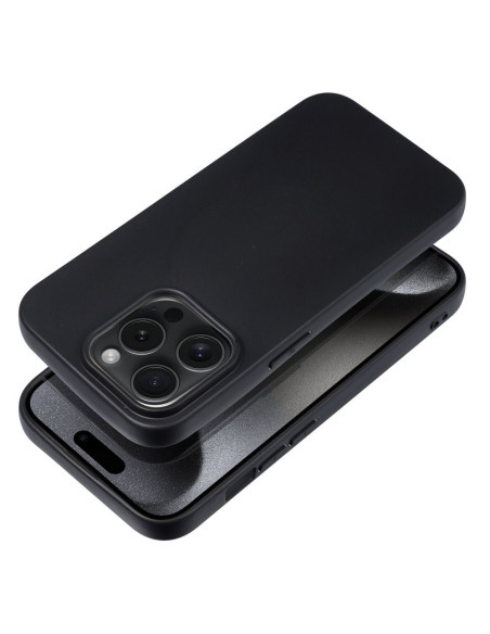Coque SOFT pour IPHONE 15 PRO noir