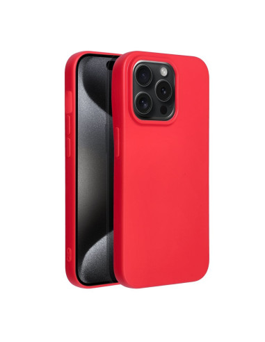 Coque SOFT pour IPHONE 15 PRO rouge