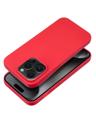 Coque SOFT pour IPHONE 15 PRO rouge