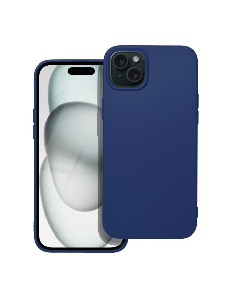 Coque SOFT pour IPHONE 15 PLUS bleu foncé