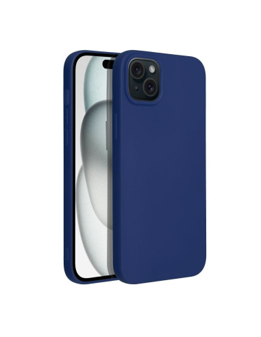 Coque SOFT pour IPHONE 15 PLUS bleu foncé