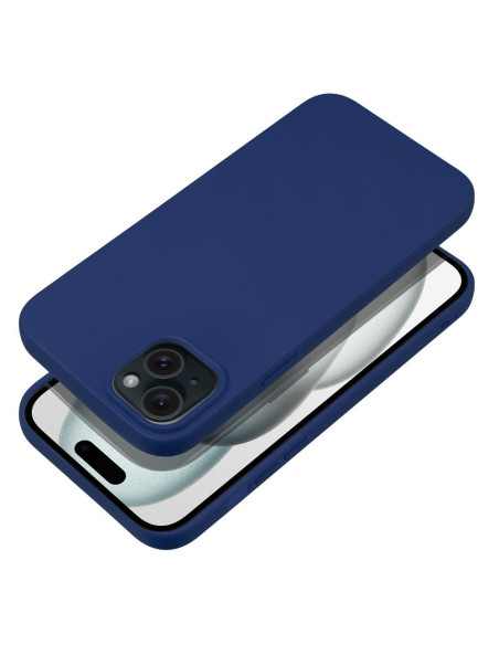 Coque SOFT pour IPHONE 15 PLUS bleu foncé