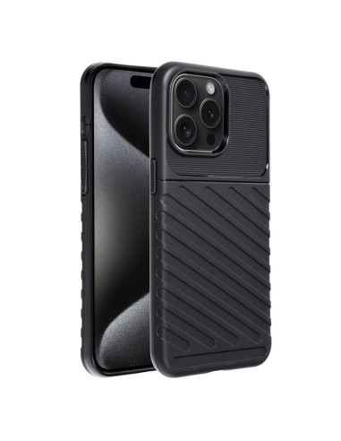 Coque THUNDER pour IPHONE 15 PRO MAX noir
