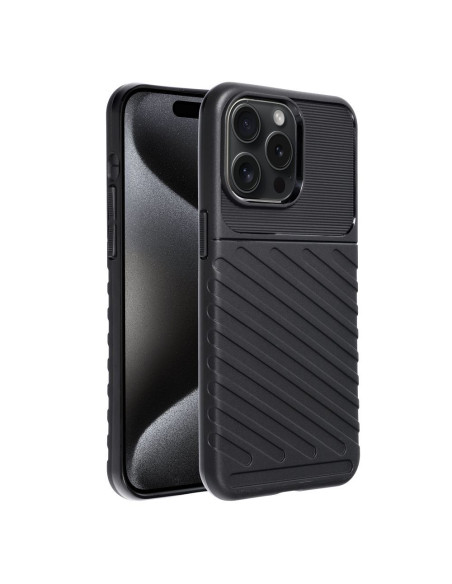 Coque THUNDER pour IPHONE 15 PRO MAX noir