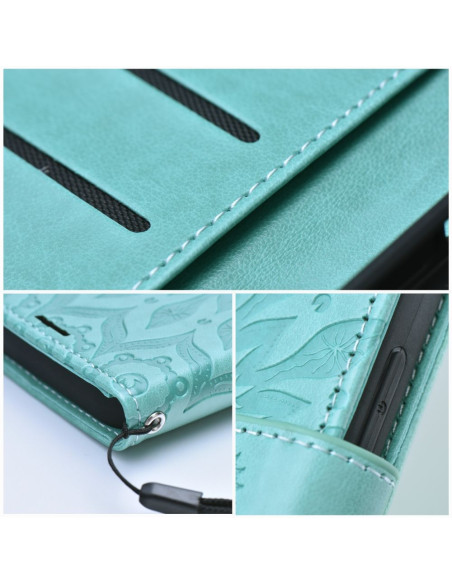 Etui MEZZO Book pour IPHONE 15 mandala vert