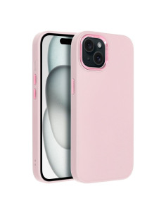 Coque FRAME pour IPHONE 15 rose poudré 2