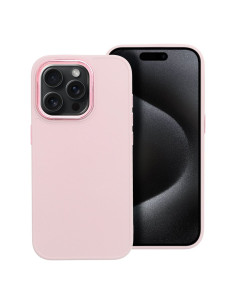 Coque FRAME pour IPHONE 15 Pro rose poudré