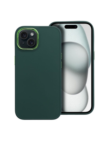 Coque FRAME pour IPHONE 15 vert