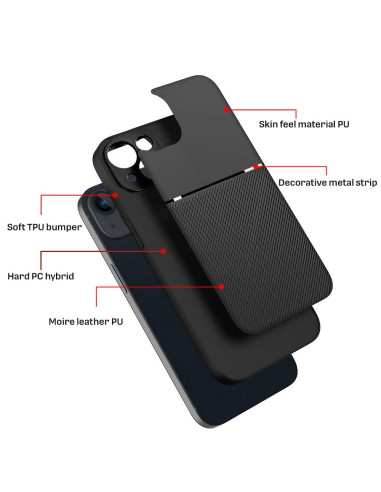 Coque NOBLE pour IPHONE 15 Pro noir