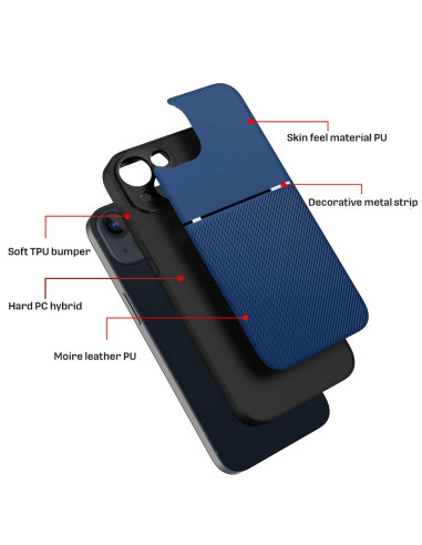 Coque NOBLE pour IPHONE 15 Plus bleu