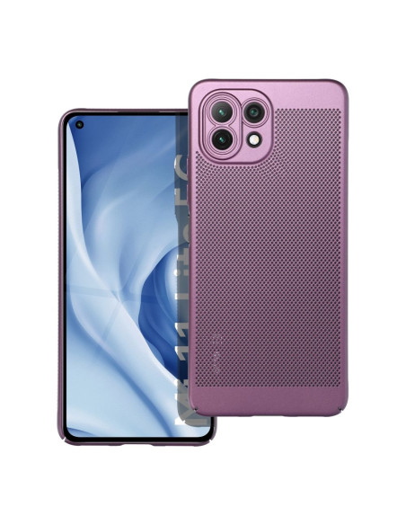 Coque BREEZY pour XIAOMI Mi 11 Lite 5G / Mi 11 Lite LTE 4G / Mi 11 Lite NE violet