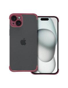 Coque MINI BUMPERS avec protection de l'îlot de la caméra pour IPHONE 15 Plus cerise