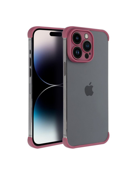 Coque MINI BUMPERS avec protection de l'îlot de la caméra pour IPHONE 15 Plus cerise