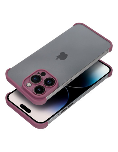 Coque MINI BUMPERS avec protection de l'îlot de la caméra pour IPHONE 15 Plus cerise