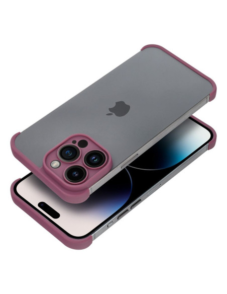 Coque MINI BUMPERS avec protection de l'îlot de la caméra pour IPHONE 15 Plus cerise