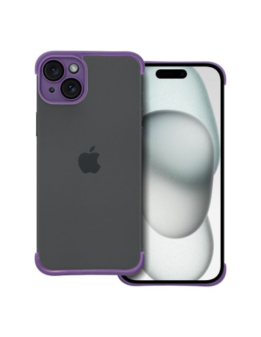 Coque MINI BUMPERS avec protection de l'îlot de la caméra pour IPHONE 15 Plus violet