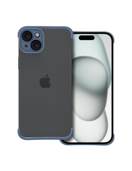 Coque MINI BUMPERS avec protection de l'îlot de la caméra pour IPHONE 15 Plus bleu