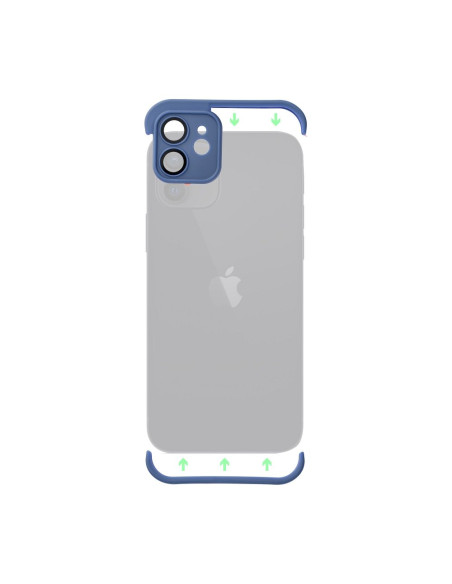 Coque MINI BUMPERS avec protection de l'îlot de la caméra pour IPHONE 15 Plus bleu