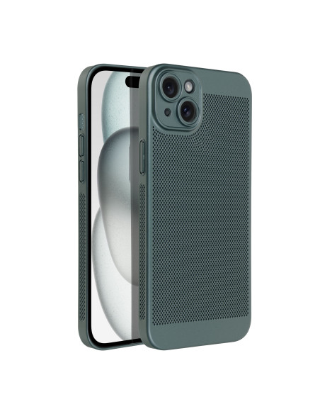 Coque BREEZY pour IPHONE 15 Plus verte