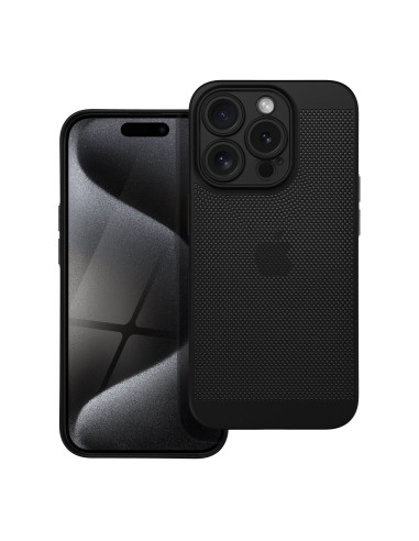 Coque BREEZY pour IPHONE 15 Pro noir