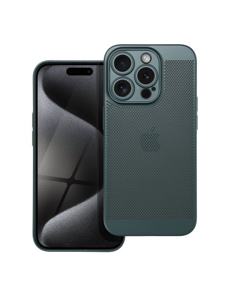 Coque BREEZY pour IPHONE 15 Pro vert