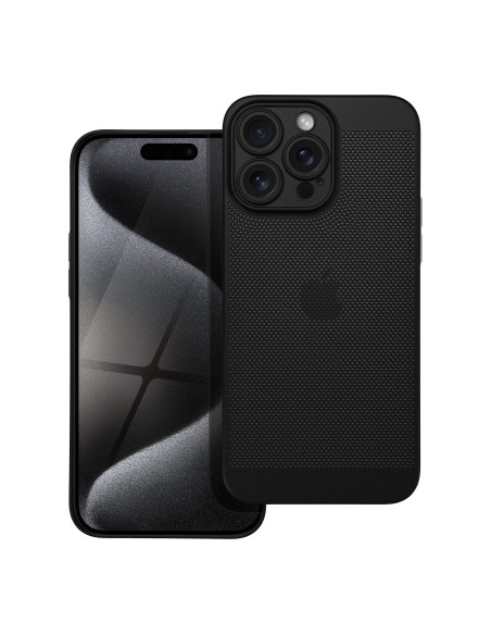 Coque BREEZY pour IPHONE 15 Pro Max noir