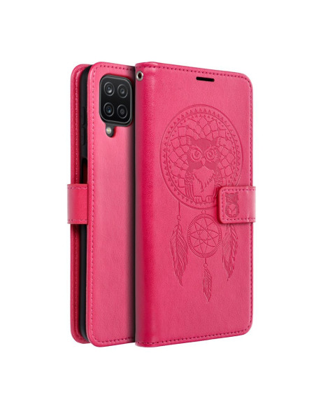 MEZZO Etui pour SAMSUNG A12 / M12 dreamcatcher magenta