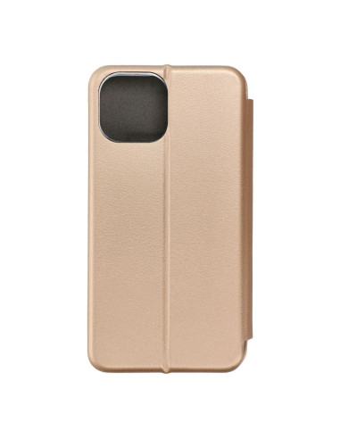 Étui Book Elegance pour IPHONE 15 or