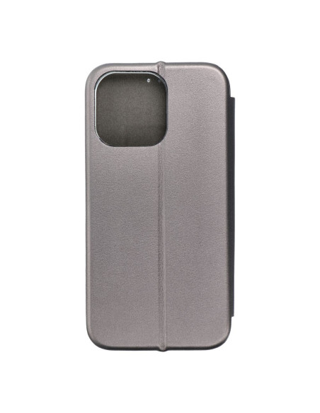 Étui Book Elegance pour IPHONE 15 PRO MAX acier