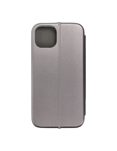 Étui Book Elegance pour IPHONE 15 PLUS acier