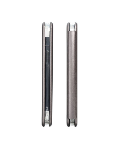 Étui Book Elegance pour IPHONE 15 PLUS acier