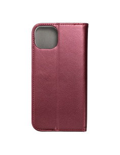 Etui Smart Magneto pour IPHONE 15 PLUS bordeaux 2