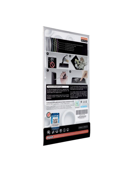 Verre trempé X-ONE Extreme Shock Eliminator 4th gen. (Matte Series) - iPhone 15 Pro