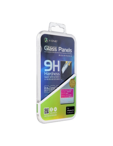 VERRE TREMPE - X-ONE - APP IPHO 15 Pro Max