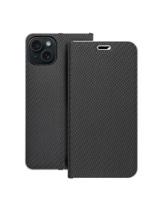 Etui LUNA Carbon pour IPHONE 15 Plus noir
