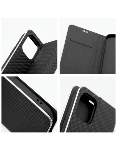 Etui LUNA Carbon pour IPHONE 15 Plus noir