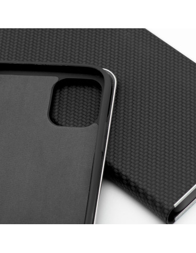 Etui LUNA Carbon pour IPHONE 15 Pro Max noir