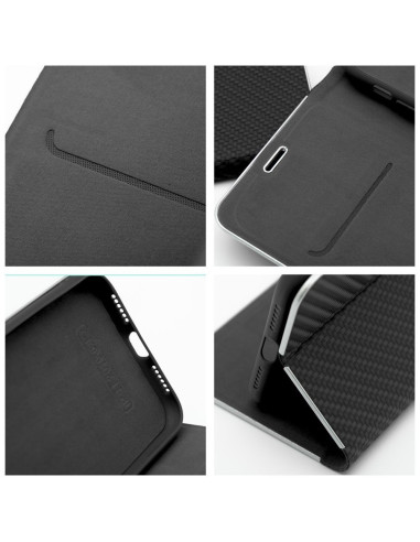 Etui LUNA Carbon pour IPHONE 15 Pro Max noir