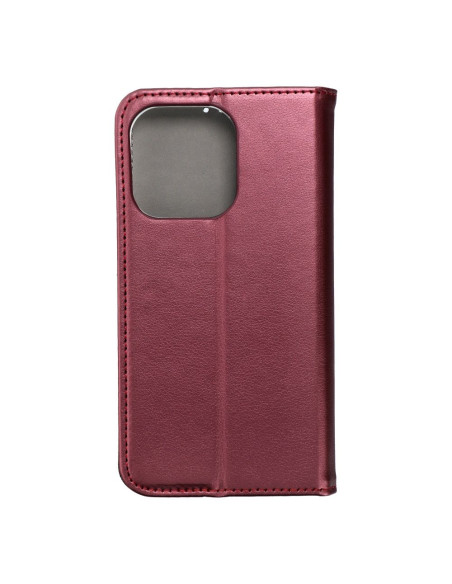 Etui Smart Magneto pour IPHONE 15 PRO bordeaux