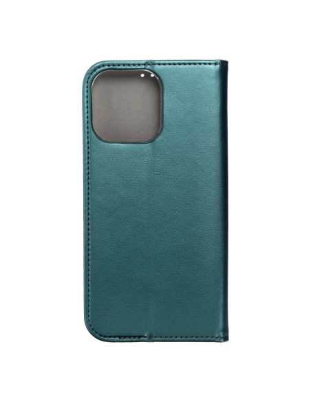 Etui Smart Magneto pour IPHONE 15 PRO MAX vert foncé