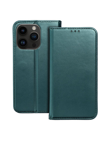 Etui Smart Magneto pour IPHONE 15 PRO MAX vert foncé