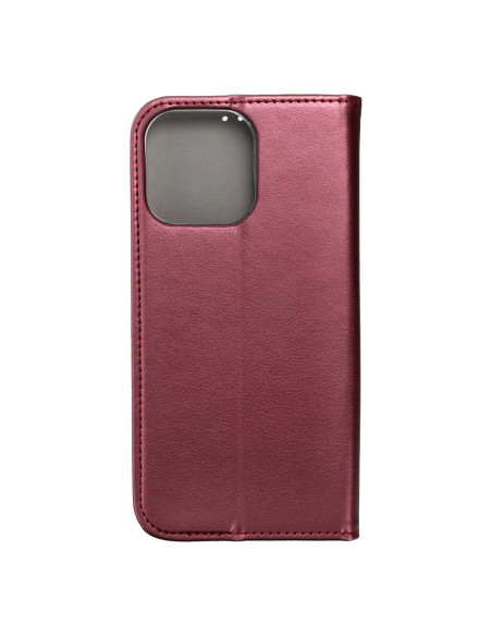 Etui Smart Magneto pour IPHONE 15 PRO MAX bordeaux