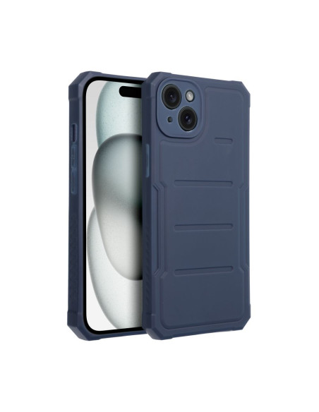 Coque HEAVY DUTY pour IPHONE 15 Plus bleu