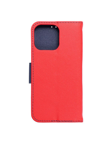 Etui pour IPHONE 15 PRO MAX rouge / bleu marine
