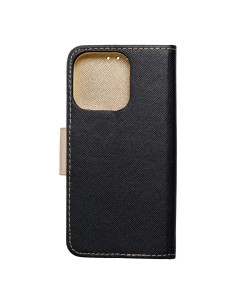 Etui Fancy Book pour IPHONE 15 PRO noir / or 2