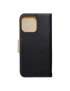 Etui Fancy Book pour IPHONE 15 PRO MAX noir / or 2