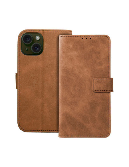 TENDER Étui pour IPHONE 15 marron
